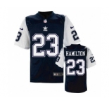 nike nfl jerseys dallas cowboys #23 Jakar Hamilton Throwback Blue[Elite]