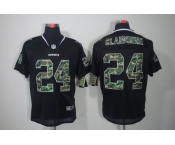 nike nfl jerseys dallas cowboys #24 claiborne black[camo fashion Elite]