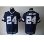 nike nfl jerseys dallas cowboys #24 claiborne blue[claiborne][elite]