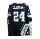 nike nfl jerseys dallas cowboys #24 claiborne dk.blue[Elite signature]