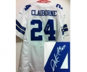 nike nfl jerseys dallas cowboys #24 claiborne white[Elite signature]