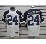 nike nfl jerseys dallas cowboys #24 claiborne white(Elite thankgivings)