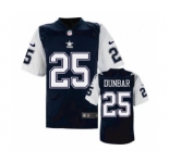 nike nfl jerseys dallas cowboys #25 Lance Dunbar Throwback Blue[Elite]