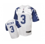 nike nfl jerseys dallas cowboys #3 Brandon Weeden Throwback white[Elite]