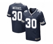nike nfl jerseys dallas cowboys #30 christine michael blue[Elite]