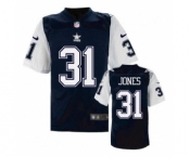 nike nfl jerseys dallas cowboys #31 Byron Jones Throwback Blue[Elite]