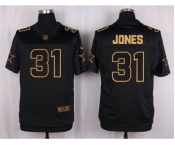 nike nfl jerseys dallas cowboys #31 jones black gold collection[Elite]