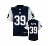 nike nfl jerseys dallas cowboys #39 Brandon Carr Throwback Blue[Elite]