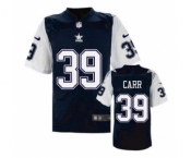 nike nfl jerseys dallas cowboys #39 Brandon Carr Throwback Blue[Elite]