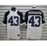 nike nfl jerseys dallas cowboys #43 sensabaugh white(Elite thankgivings)