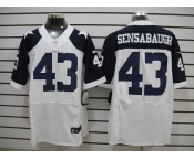nike nfl jerseys dallas cowboys #43 sensabaugh white(Elite thankgivings)