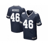 nike nfl jerseys dallas cowboys #46 alfred morris blue[Elite]