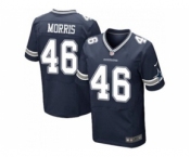 nike nfl jerseys dallas cowboys #46 alfred morris blue[Elite]