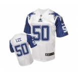 nike nfl jerseys dallas cowboys #50 Sean Lee Throwback white[Elite]