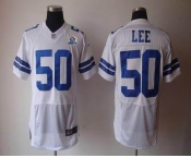nike nfl jerseys dallas cowboys #50 lee white[Elite 50th Patch]