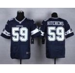 nike nfl jerseys dallas cowboys #59 hitchens blue[Elite]