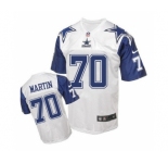 nike nfl jerseys dallas cowboys #70 Zack Martin Throwback white[Elite]