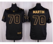 nike nfl jerseys dallas cowboys #70 martin black gold collection[Elite]