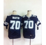 nike nfl jerseys dallas cowboys #70 martin blue[Elite]
