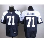 nike nfl jerseys dallas cowboys #71 collins blue[Elite thankgivings]