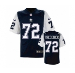 nike nfl jerseys dallas cowboys #72 Travis Frederick Throwback Blue[Elite]