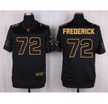 nike nfl jerseys dallas cowboys #72 travis frederick black gold collection[Elite]