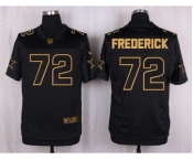 nike nfl jerseys dallas cowboys #72 travis frederick black gold collection[Elite]