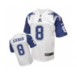 nike nfl jerseys dallas cowboys #8 Troy Aikman Throwback white[Elite]