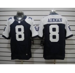nike nfl jerseys dallas cowboys #8 aikman blue[Elite thankgivings]