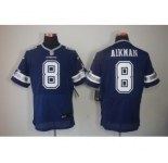 nike nfl jerseys dallas cowboys #8 aikman blue[Elite]