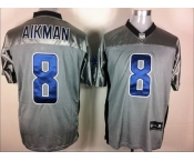 nike nfl jerseys dallas cowboys #8 aikman grey[Elite shadow]