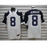 nike nfl jerseys dallas cowboys #8 aikman white[Elite thanksgiving]