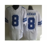 nike nfl jerseys dallas cowboys #8 troy aikman white [Elite]