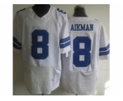 nike nfl jerseys dallas cowboys #8 troy aikman white [Elite]
