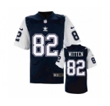 nike nfl jerseys dallas cowboys #82 Jason Witten Throwback Blue[Elite]