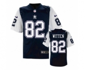 nike nfl jerseys dallas cowboys #82 Jason Witten Throwback Blue[Elite]