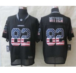 nike nfl jerseys dallas cowboys #82 jason witten black[Elite USA flag fashion]