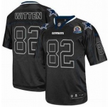 nike nfl jerseys dallas cowboys #82 witten black[Elite lights out 50th Patch]