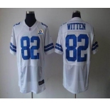 nike nfl jerseys dallas cowboys #82 witten white[Elite 50th Patch]