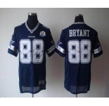 nike nfl jerseys dallas cowboys #88 bryant blue[Elite 50th Patch]