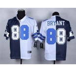 nike nfl jerseys dallas cowboys #88 bryant white-blue[Elite split]