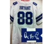nike nfl jerseys dallas cowboys #88 bryant white[Elite signature]