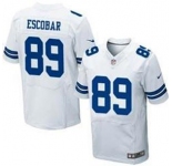 nike nfl jerseys dallas cowboys #89 escobar white[Elite]