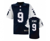 nike nfl jerseys dallas cowboys #9 Tony Romo Throwback Blue[Elite]