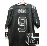 nike nfl jerseys dallas cowboys #9 romo black[Elite lights out signature]