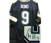 nike nfl jerseys dallas cowboys #9 romo black[Elite signature]