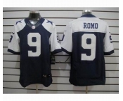 nike nfl jerseys dallas cowboys #9 romo blue(Elite thankgivings)