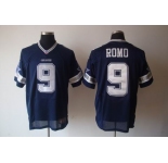 nike nfl jerseys dallas cowboys #9 romo grey blue[elite]