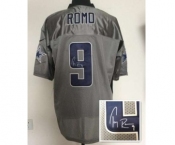 nike nfl jerseys dallas cowboys #9 romo grey[Elite shadow signature]