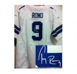 nike nfl jerseys dallas cowboys #9 romo white[Elite signature]